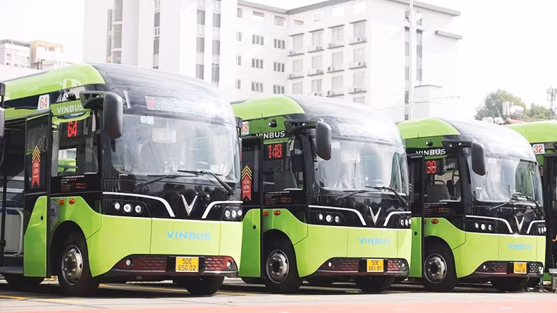 Thành phố Hồ Chí Minh đang có 1.649 xe bus sử dụng điện và năng lượng xanh.
