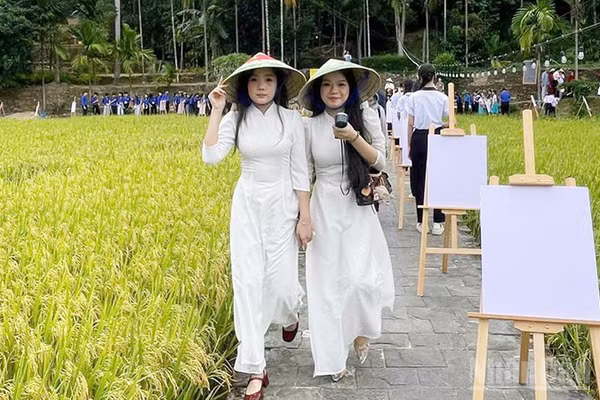 Đông đảo người dân và du khách đến tham quan, trải nghiệm tại Hội làng Lộc Yên - Thạnh Bình lần thứ V. (Ảnh: Thạnh Bình)