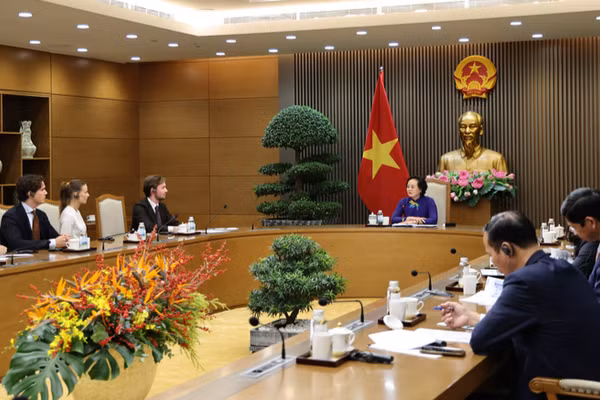 Quang cảnh buổi làm việc. (Ảnh: chinhphu.vn/Thu Giang)