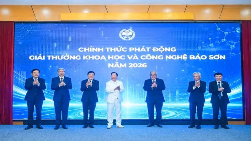 Lễ phát động Giải thưởng Khoa học và Công nghệ Bảo Sơn năm 2026.