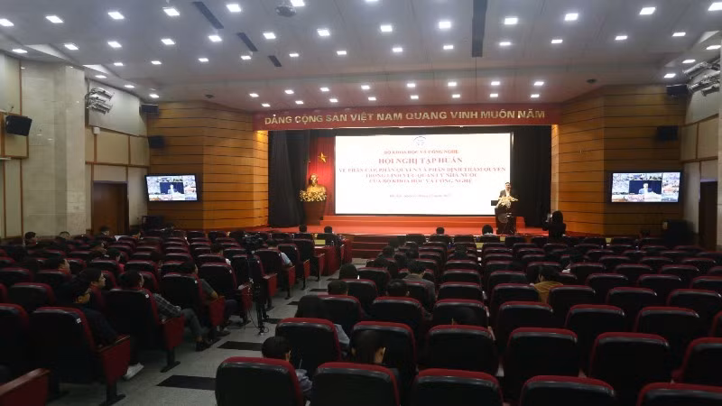 Hội nghị tập huấn về phân cấp, phân quyền và phân định thẩm quyền trong lĩnh vực quản lý nhà nước của Bộ Khoa học và Công nghệ.