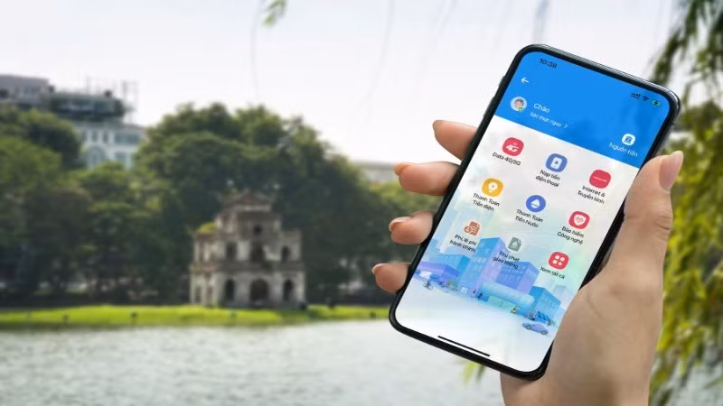 Tiện ích thanh toán tích hợp trên ứng dụng iHanoi.