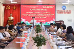 Quang cảnh hội thảo khoa học.