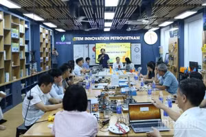 Quang cảnh buổi tập huấn. (Ảnh: MAI TÚ)