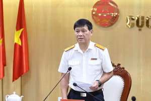 Phó Cục trưởng Đặng Ngọc Minh phát biểu chỉ đạo tại hội nghị. (Nguồn: Cục Thuế)