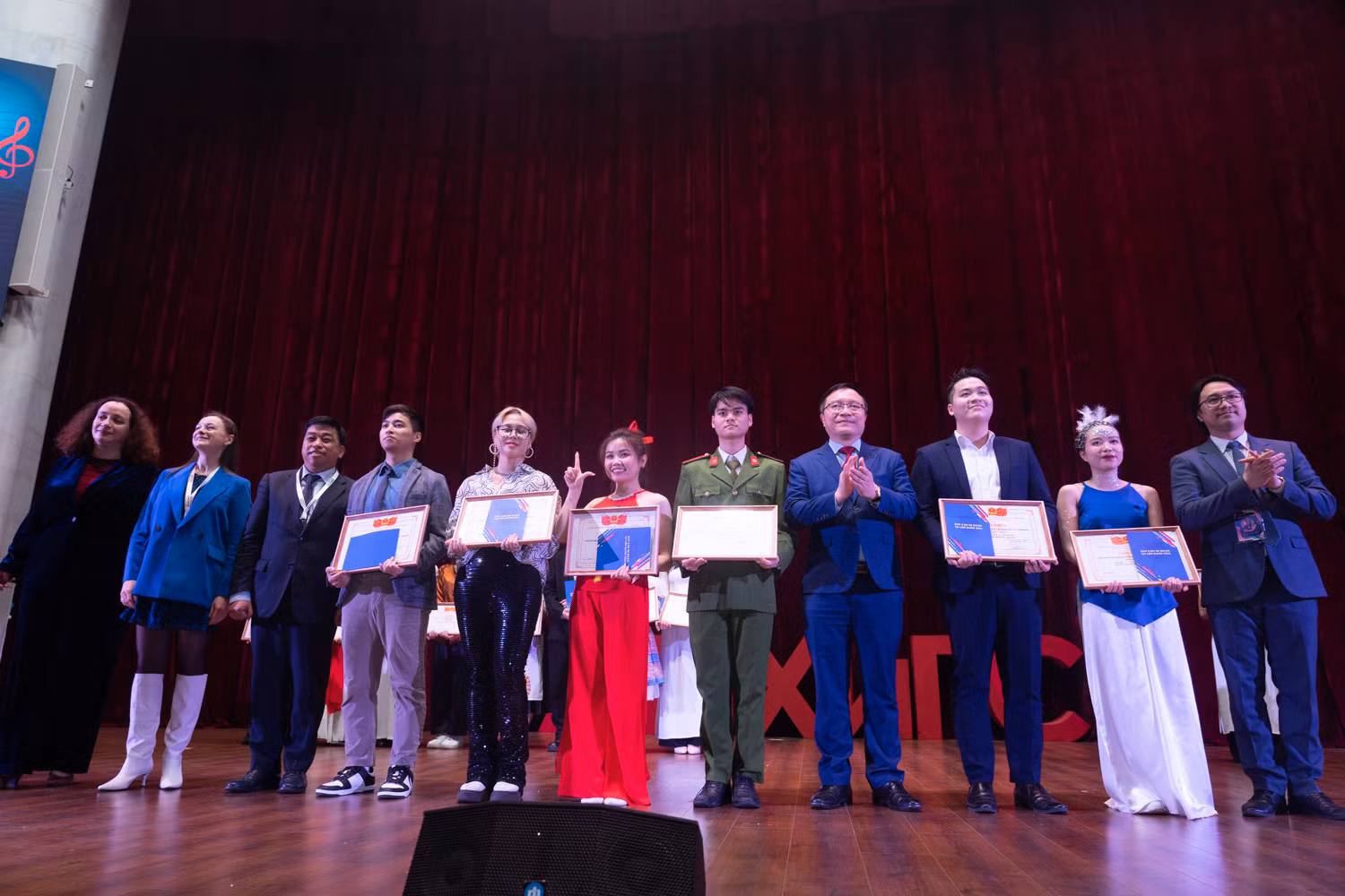 Các tiết mục đạt giải nhất trong cuộc thi "Giai điệu Thanh niên" năm 2023. (Ảnh: THANH THỂ)