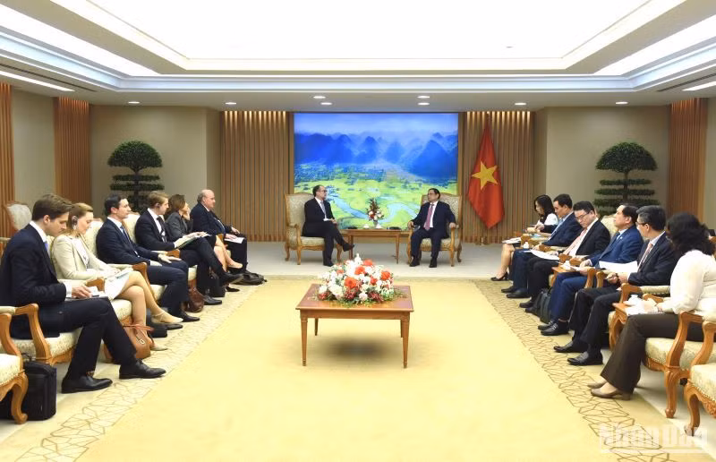 Quang cảnh buổi tiếp.