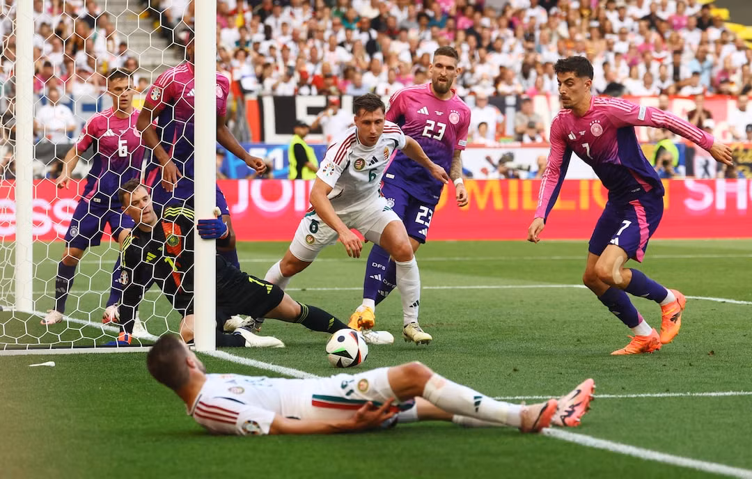 Hungary là đội đầu tiên bị loại khỏi Euro 2024. (Ảnh: Reuters) Hungary là đội đầu tiên bị loại khỏi Euro 2024. (Ảnh: Reuters)