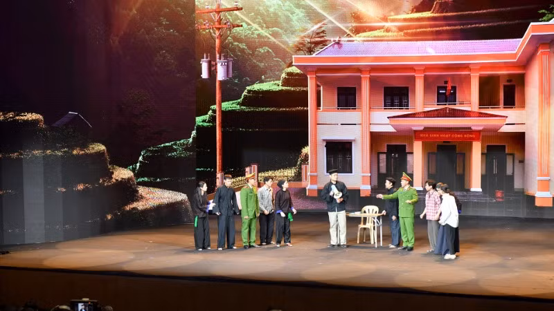 Tiểu phẩm kịch nói trong chương trình. Tiểu phẩm kịch nói trong chương trình.