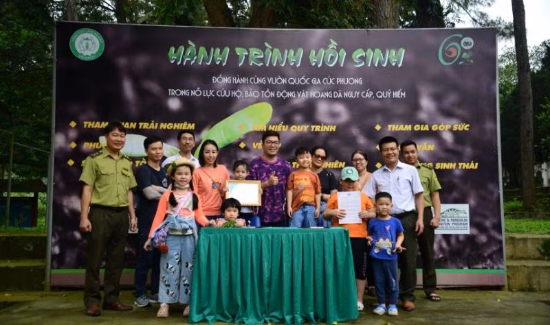Hành trình hồi sinh- một hoạt động thu hút đông đảo du khách tham quan, trải nghiệm.