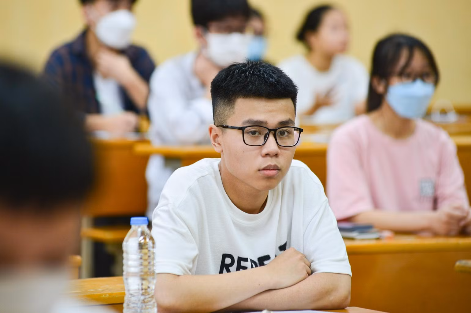 Thí sinh trước giờ làm bài đánh giá tư duy