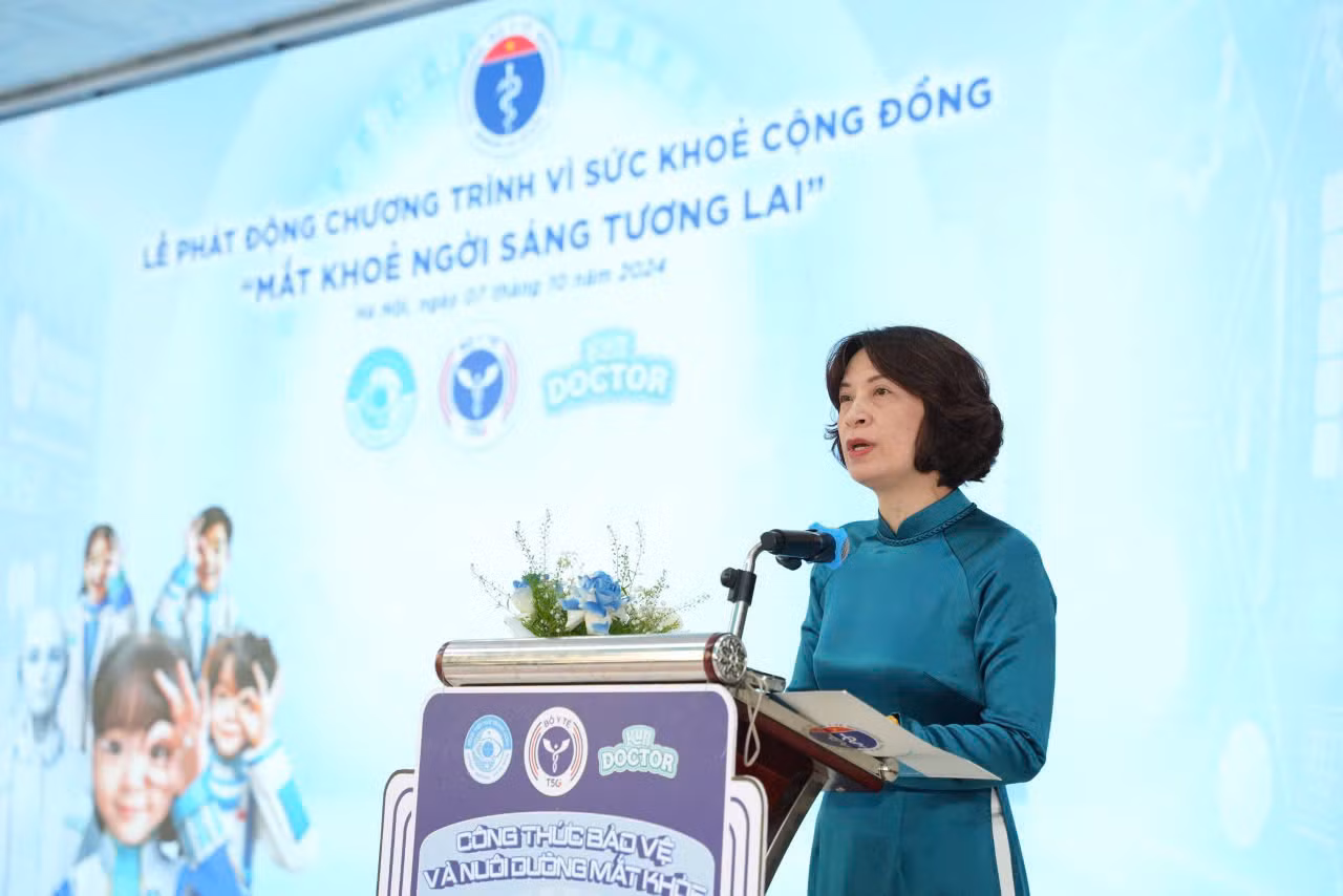 Thứ trưởng Y tế Nguyễn Thị Liên Hương phát biểu tại chương trình. Thứ trưởng Y tế Nguyễn Thị Liên Hương phát biểu tại chương trình.