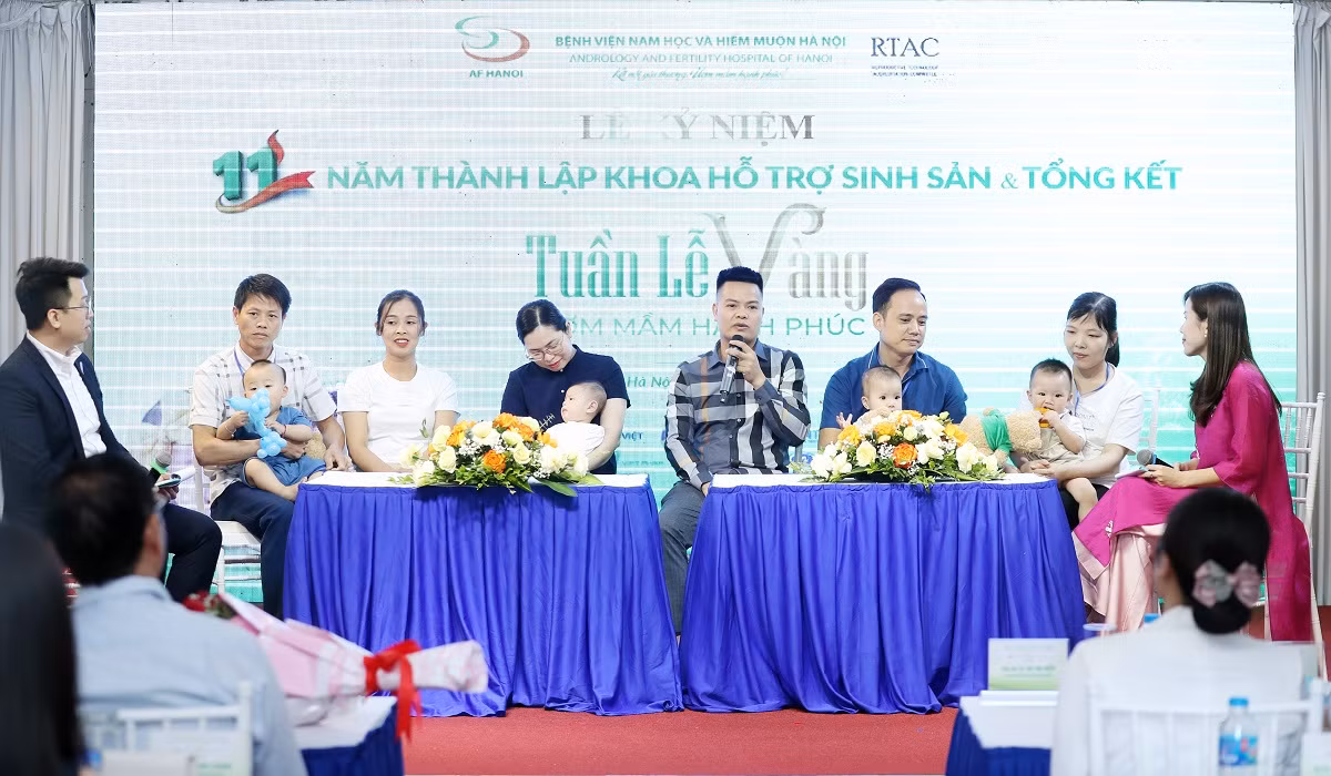 Các gia đình IVF thành công chia sẻ hành trình tìm con đầy xúc động.