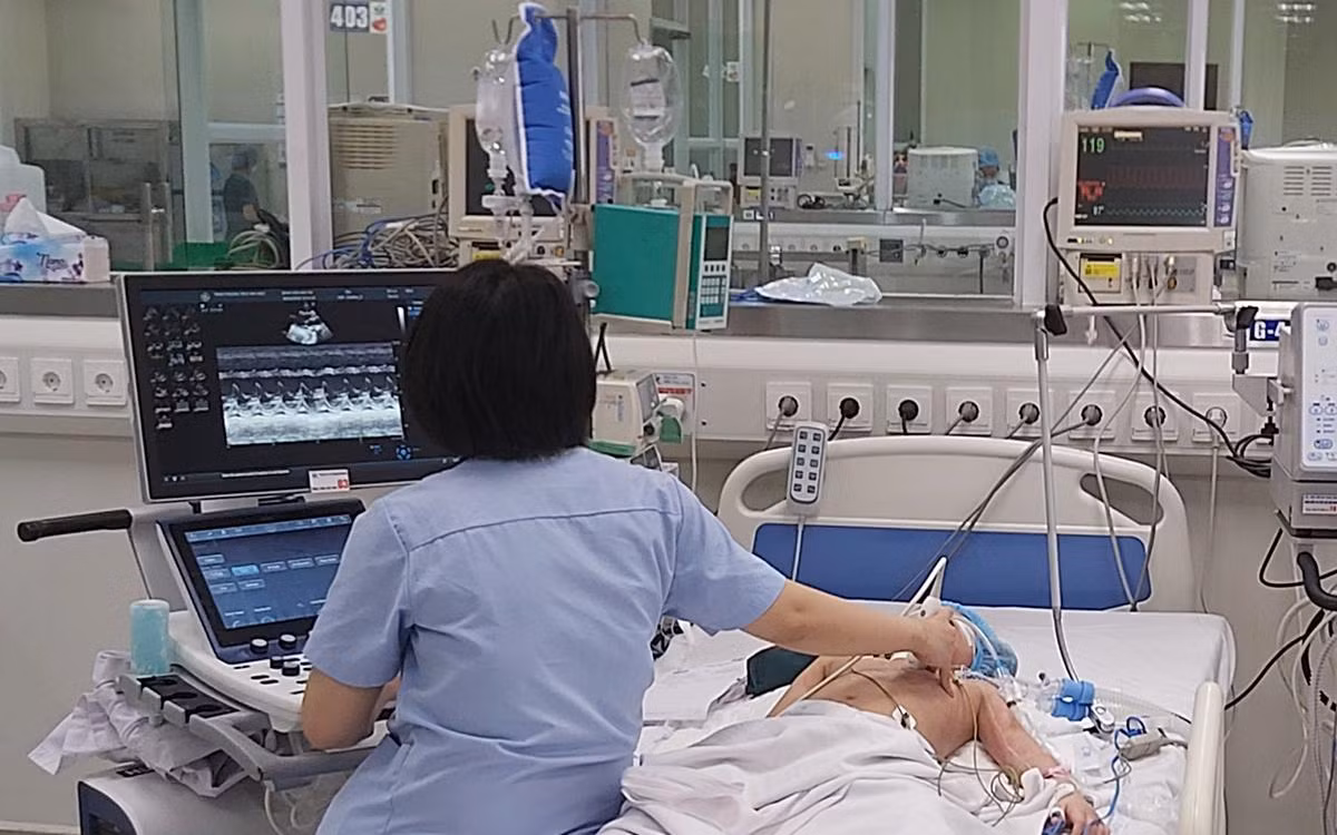 Trẻ mắc hội chứng MIS-C hậu Covid-19 nằm điều trị tại Bệnh viện Nhi Trung ương.