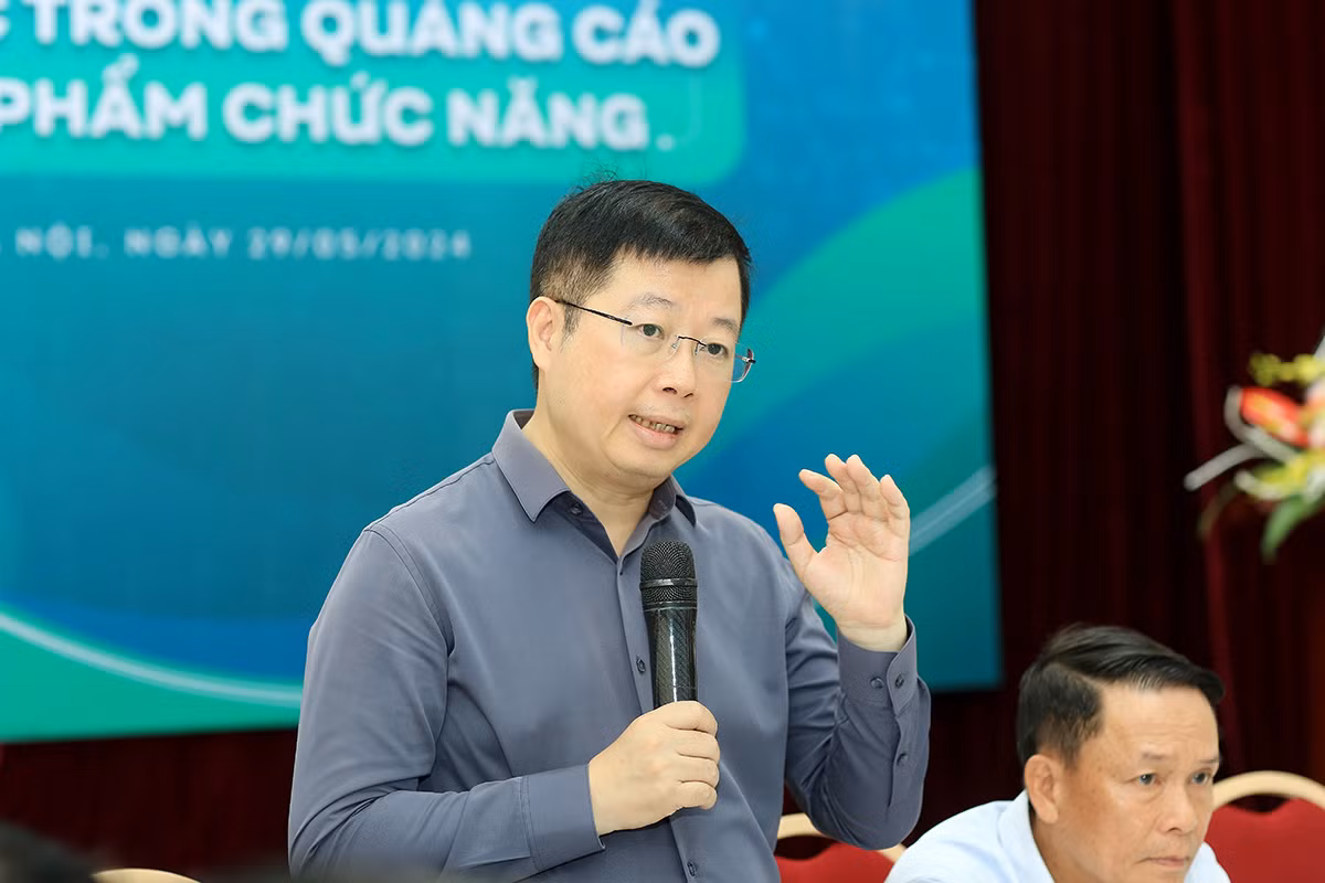 Thứ trưởng Thông tin và Truyền thông Nguyễn Thanh Lâm phát biểu tại tọa đàm.