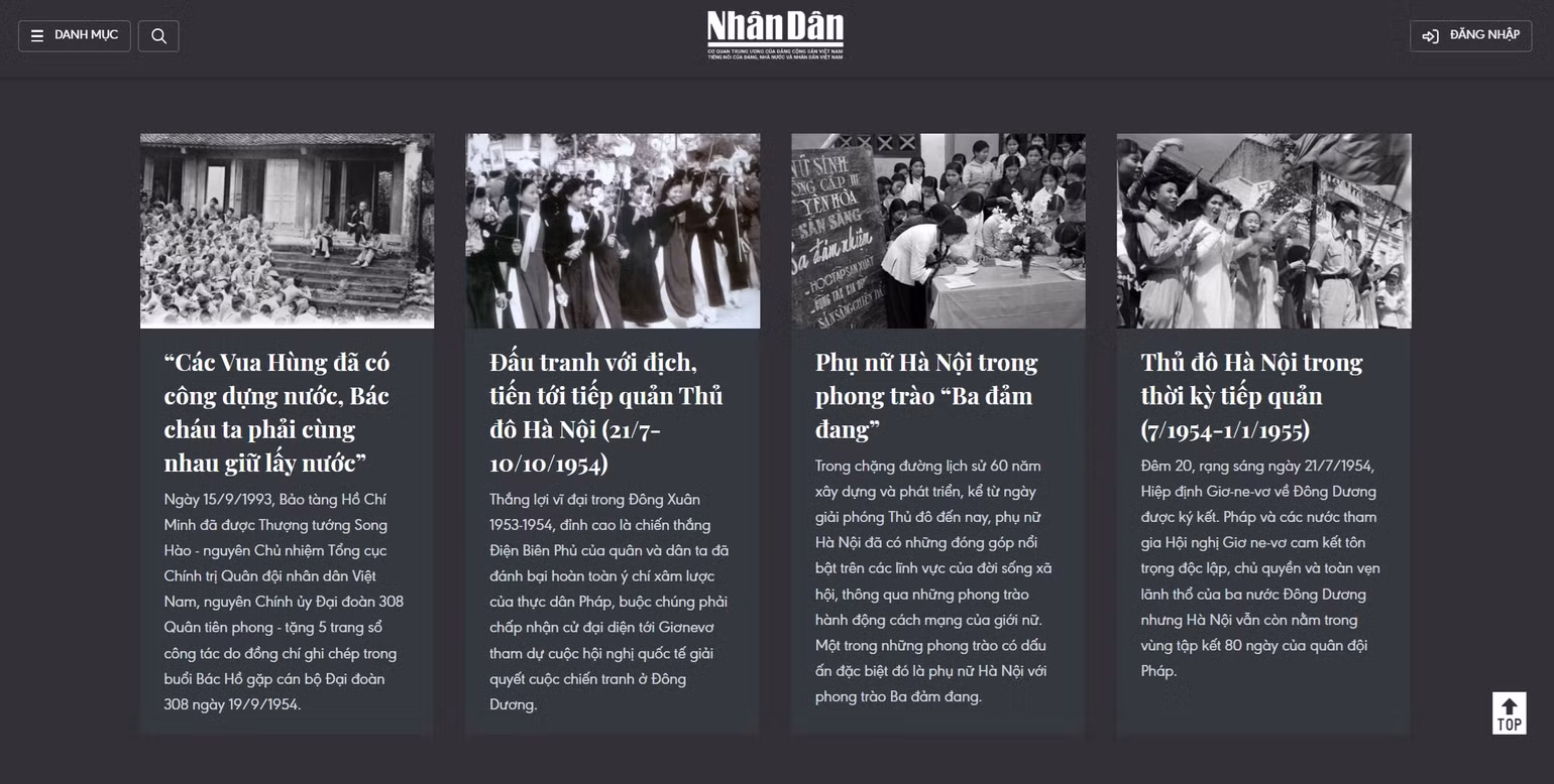 Tri thức chuyên sâu có khối tư liệu đồ sộ về Hà Nội trong 70 năm qua.