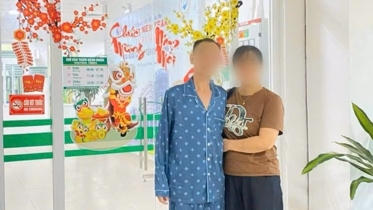 Bệnh nhân ổn định sức khỏe sau ca phẫu thuật.