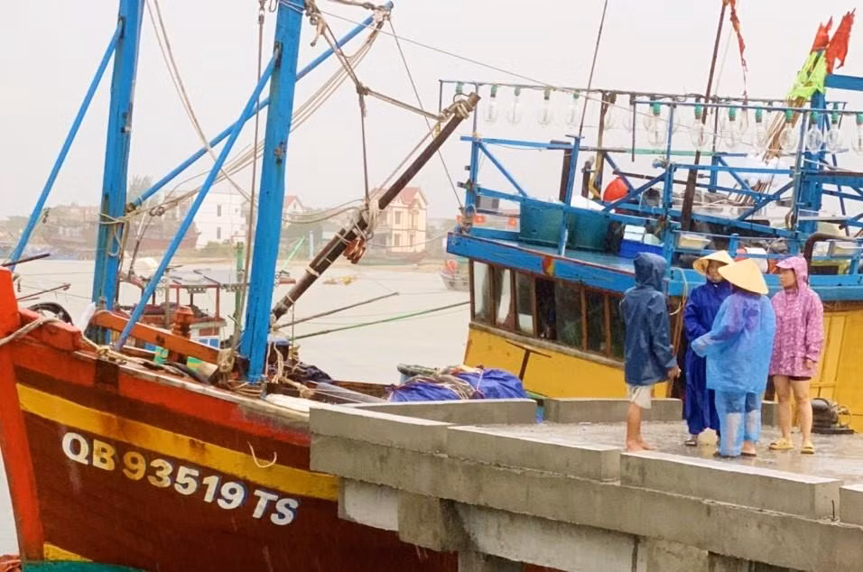 Cứu 8 ngư dân bị chìm tàu trên biển ảnh 1