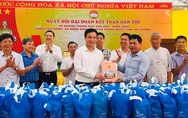 Ngày hội đại đoàn kết toàn dân tộc tại huyện Thanh Miện.