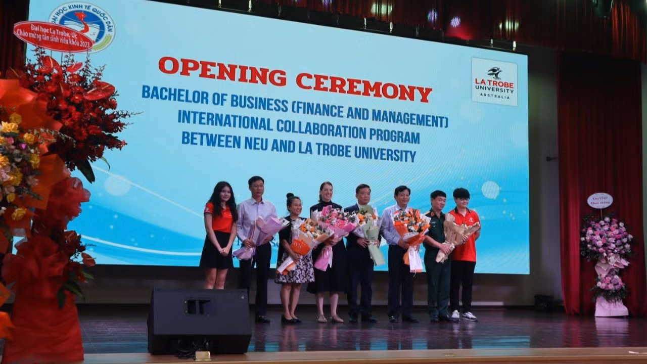 Hoạt động tại lễ khai giảng.