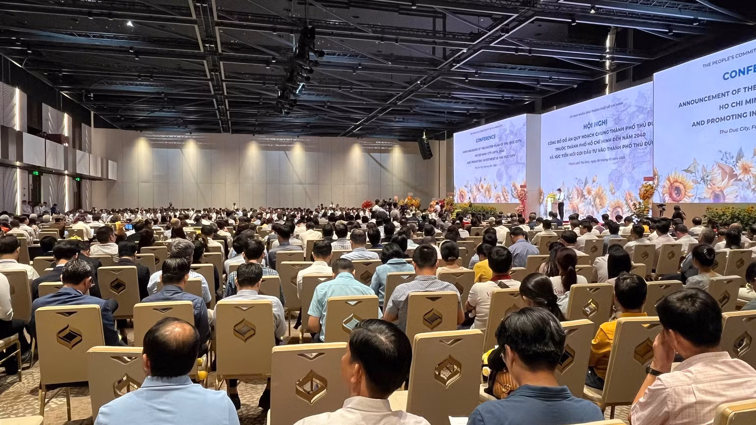 Quang cảnh Hội nghị công bố Đồ án quy hoạch chung thành phố Thủ Đức. Quang cảnh Hội nghị công bố Đồ án quy hoạch chung thành phố Thủ Đức.