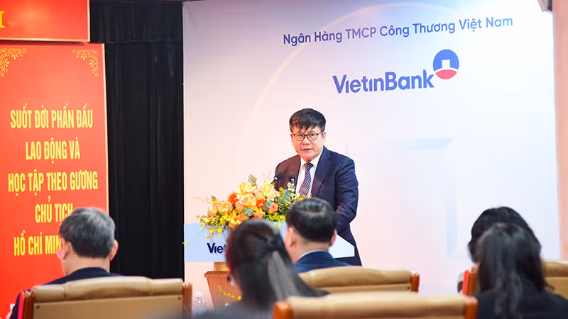 Đồng chí Trần Kiên Cường phát biểu tại buổi Lễ trao giải.