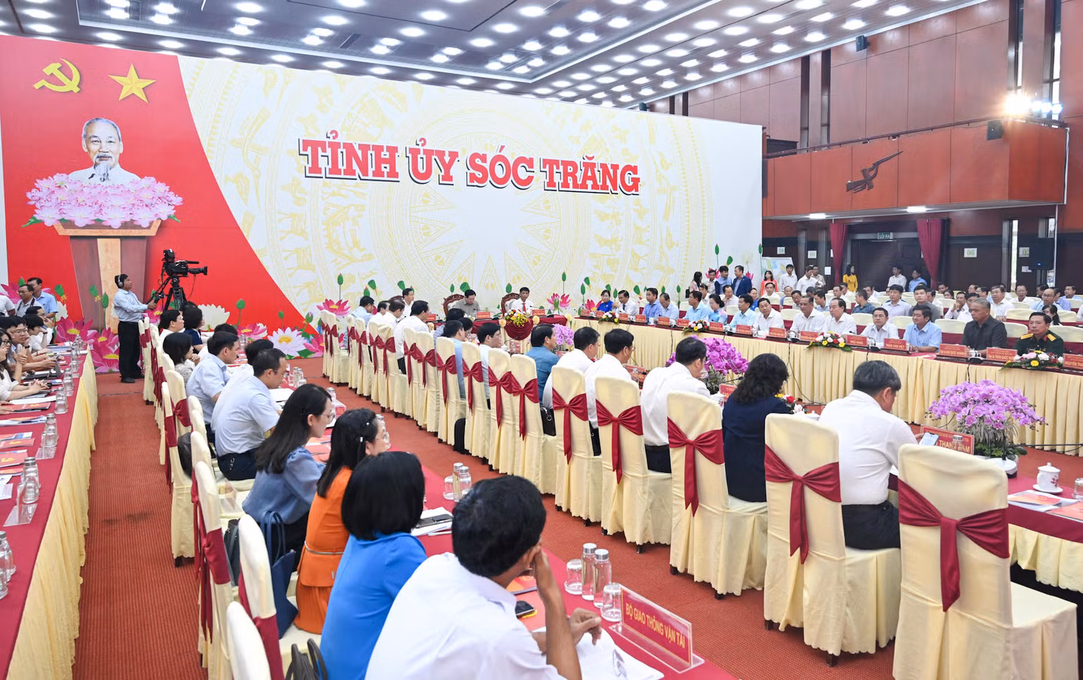 Quang cảnh hội nghị công bố quy hoạch tỉnh Sóc Trăng.