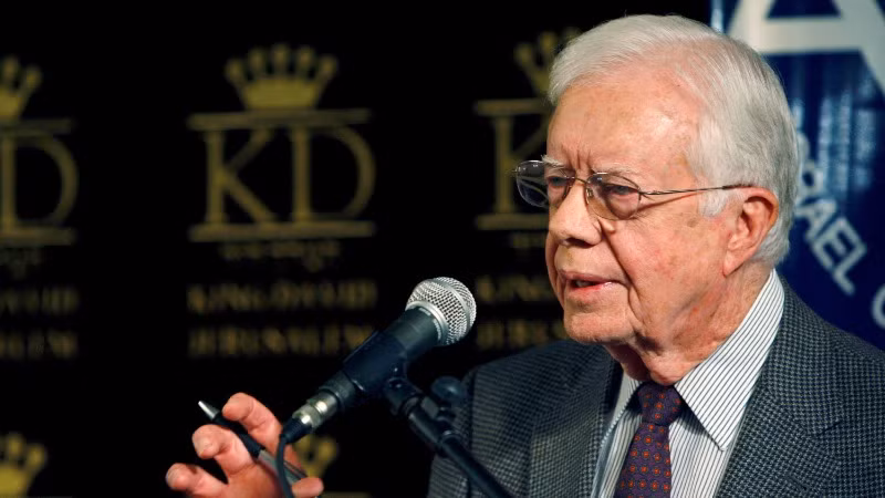 Ông Jimmy Carter, tháng 4/2008. (Ảnh: Reuters)