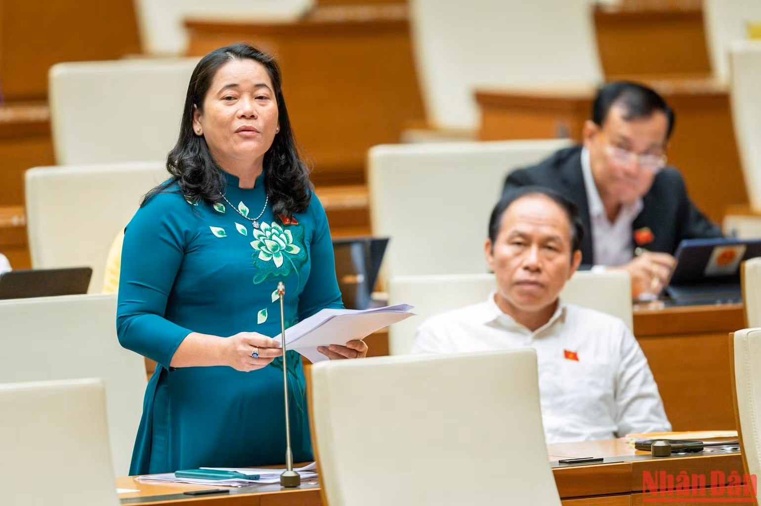 Đại biểu Lê Thị Thanh Lam (Hậu Giang). (Ảnh: DUY LINH) Đại biểu Lê Thị Thanh Lam (Hậu Giang). (Ảnh: DUY LINH)