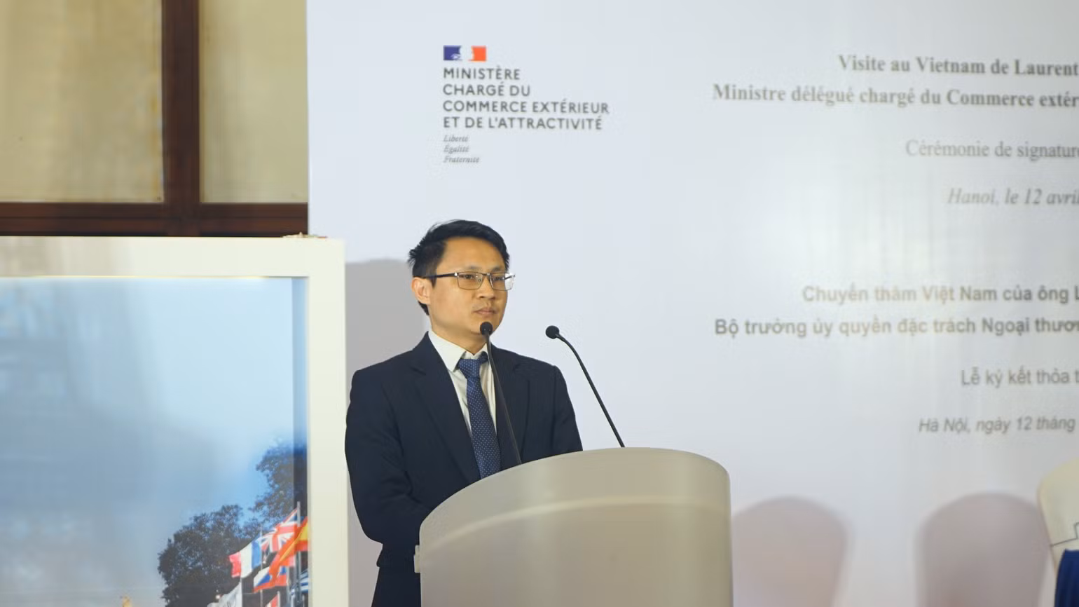 Ông Võ Xuân Hoài - Phó Giám đốc Trung tâm Đổi mới sáng tạo quốc gia phát biểu. (Ảnh: TRUNG HƯNG) Ông Võ Xuân Hoài - Phó Giám đốc Trung tâm Đổi mới sáng tạo quốc gia phát biểu. (Ảnh: TRUNG HƯNG)