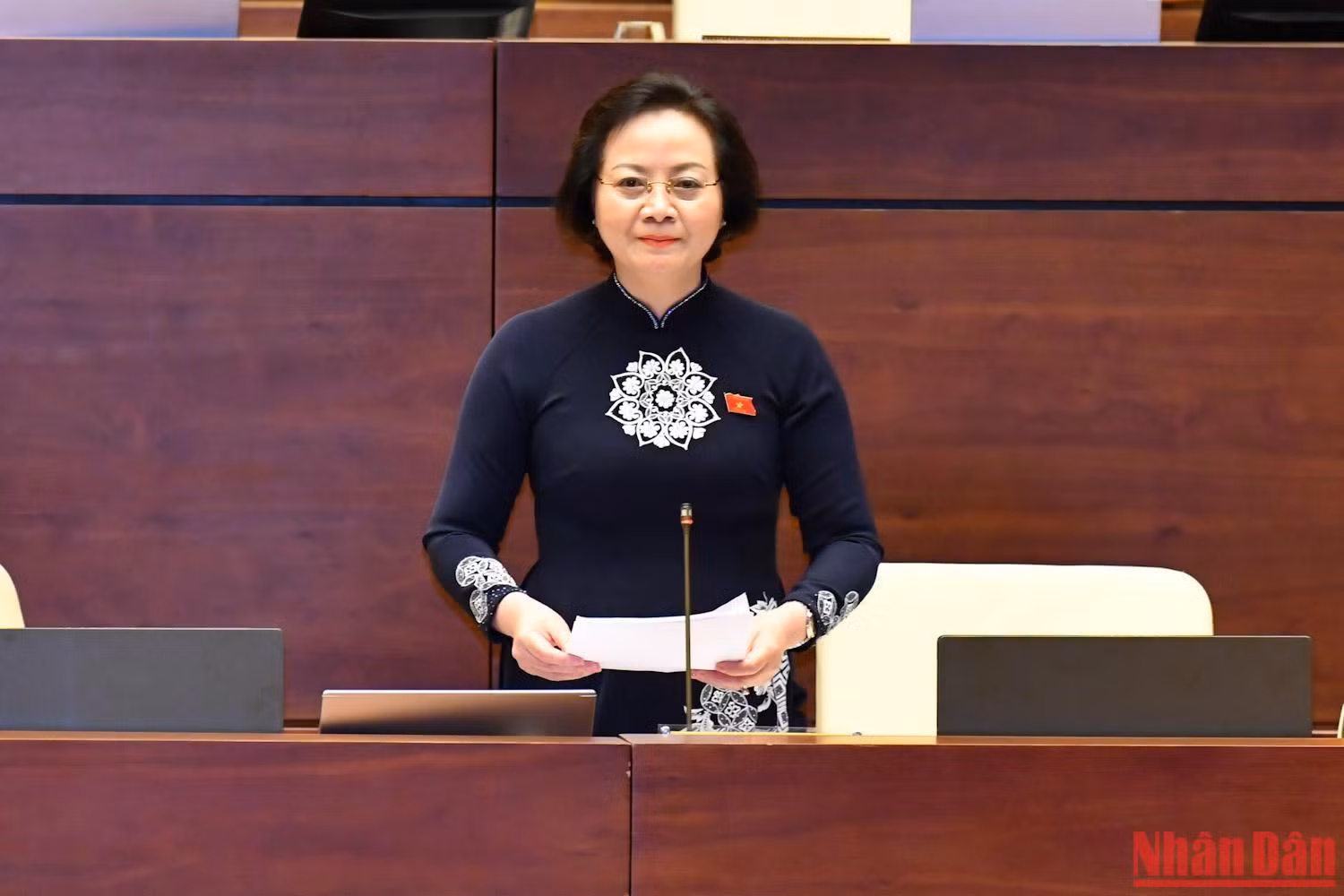 Bộ trưởng Nội vụ Phạm Thị Thanh Trà. (Ảnh: THỦY NGUYÊN) Bộ trưởng Nội vụ Phạm Thị Thanh Trà. (Ảnh: THỦY NGUYÊN)