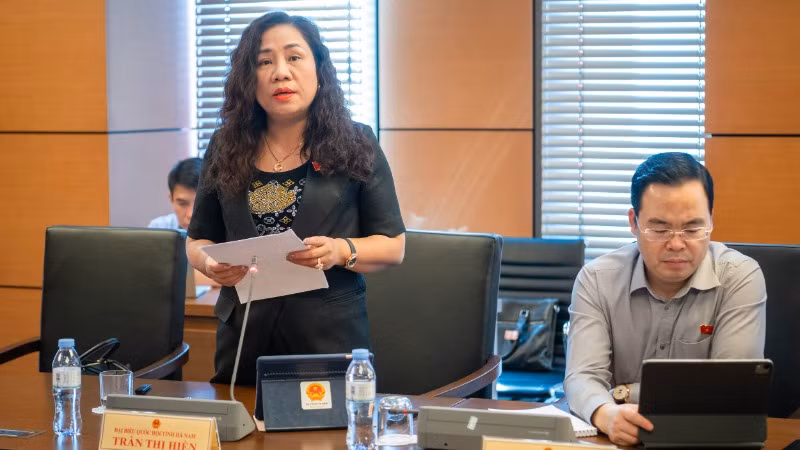 Đại biểu Trần Thị Hiền (Hà Nam).