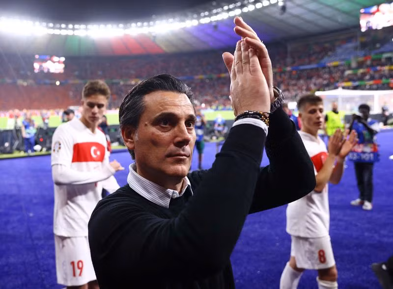 Có thể nói, HLV Vincenzo Montella đã có một kỳ EURO thành công cùng tuyển Thổ Nhĩ Kỳ. (Ảnh: Reuters)