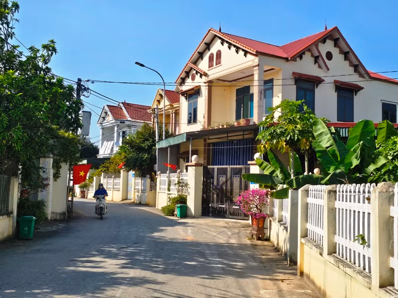 Một góc khu dân cư ở xã Đông Khê, huyện Đông Sơn, tỉnh Thanh Hóa.