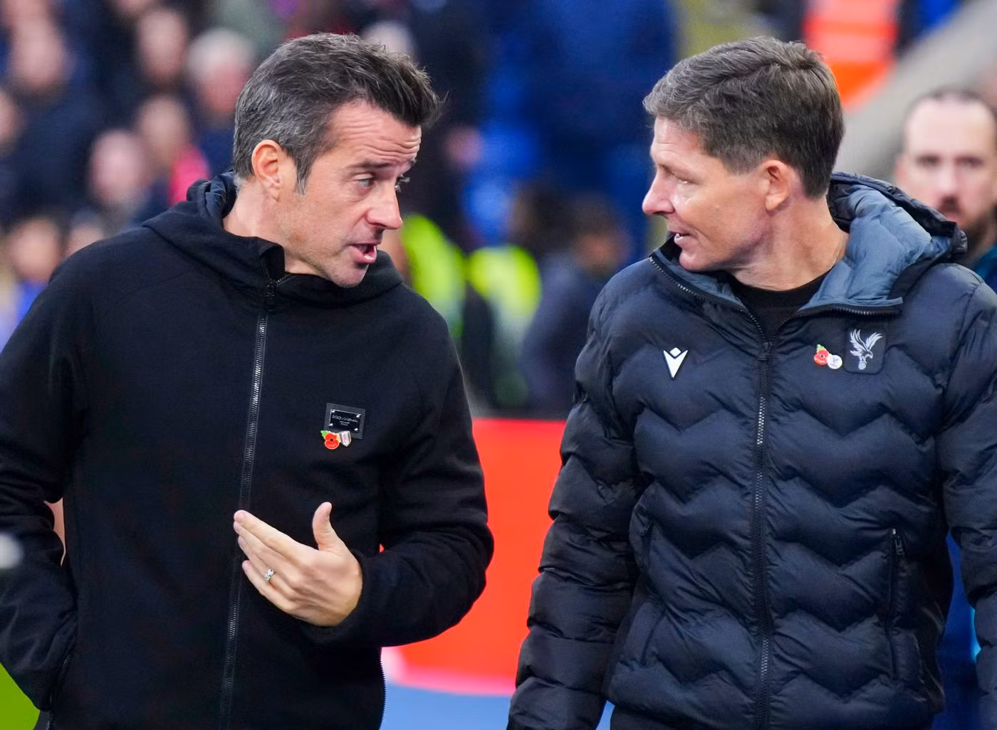 Marco Silva và Oliver Glasner hứa hẹn sẽ mang đến những màn trình diễn bùng nổ. (Ảnh: FulhamFC)