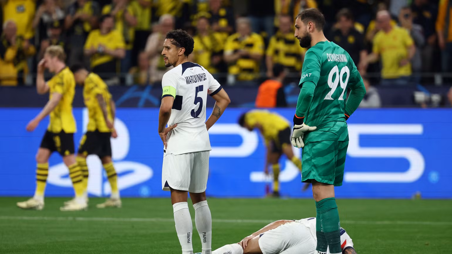 PSG thua Dortmund ở bán kết Champions League mùa trước. (Ảnh: PSG)