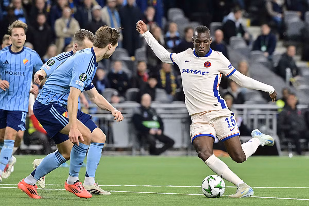 Jackson ghi cú đúp trước Djurgarden. (Ảnh: ChelseaFC)
