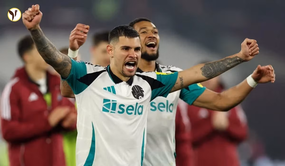 Newcastle thoát hiểm trước West Ham. (Ảnh: ESPN)