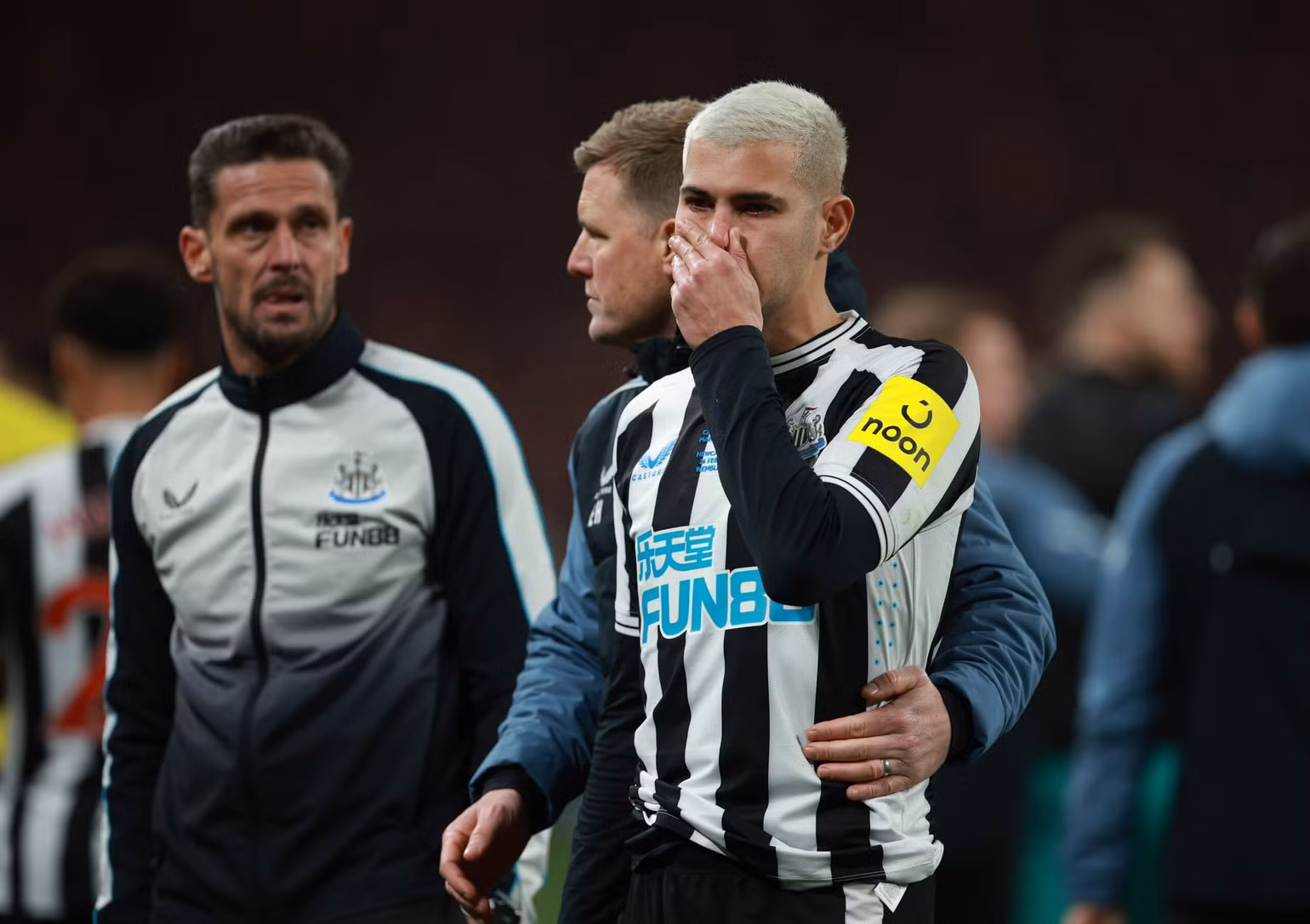 Newcastle để thua Manu ở trận chung kết hai năm trước. (Ảnh: Getty)