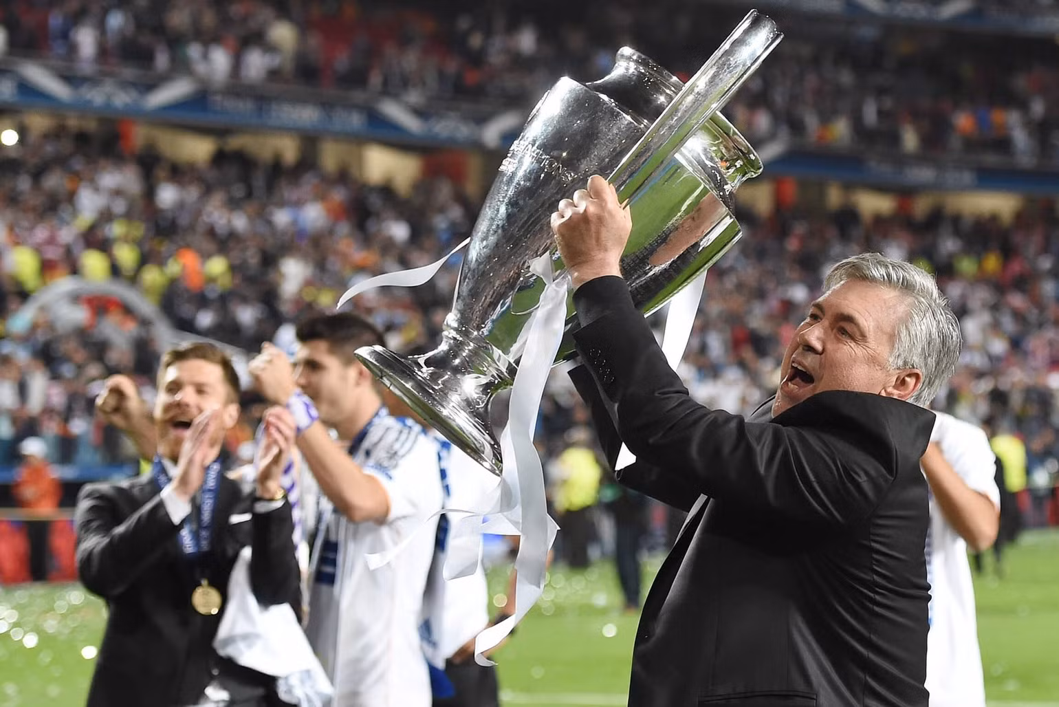 Ancelotti giành La Décima cho Real Madrid. (Ảnh: RMFC) Ancelotti giành La Décima cho Real Madrid. (Ảnh: RMFC)