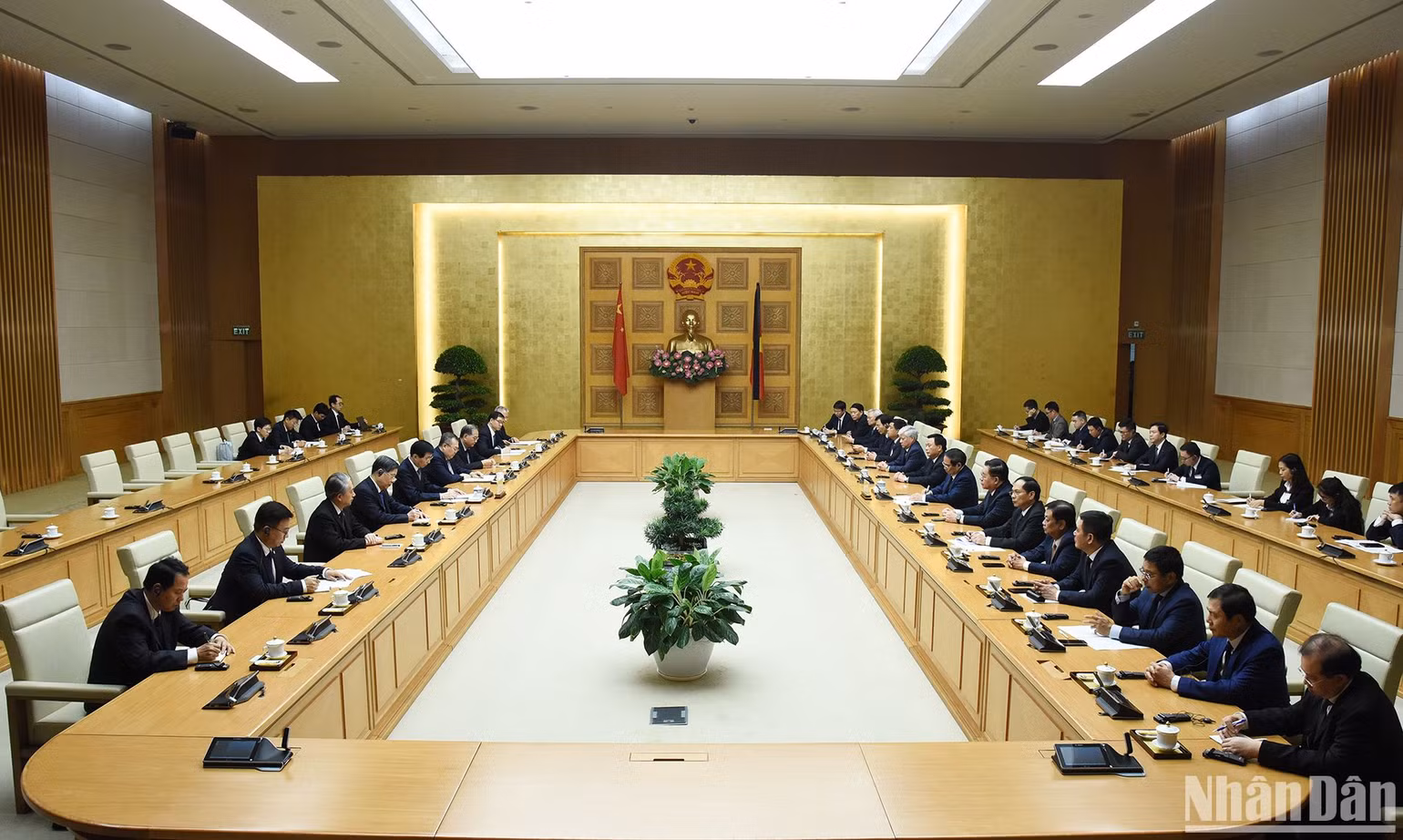 Quang cảnh buổi tiếp.
