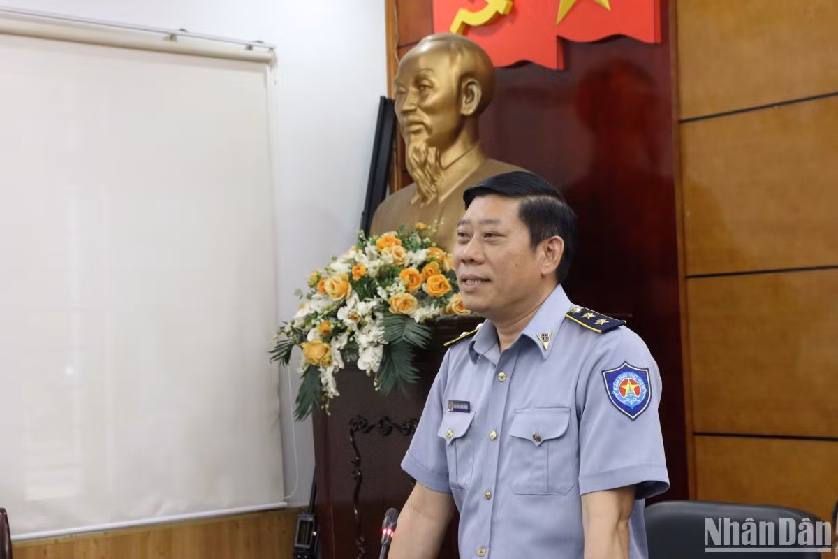 Ông Nguyễn Quang Hùng, Cục trưởng Cục Kiểm ngư chia sẻ tại cuộc họp báo. Ông Nguyễn Quang Hùng, Cục trưởng Cục Kiểm ngư chia sẻ tại cuộc họp báo.