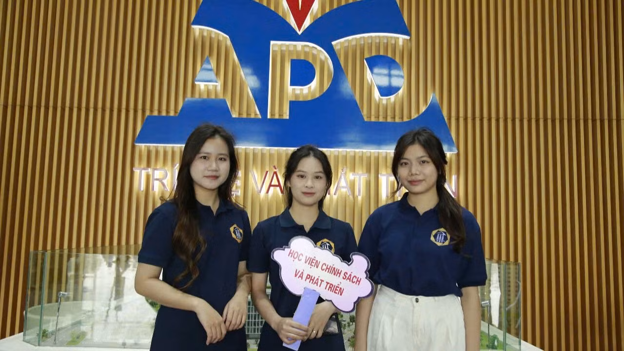 Sinh viên Học viện Chính sách và Phát triển.