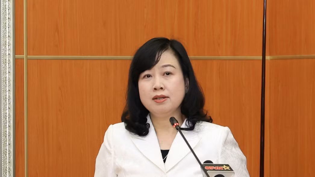 Bộ trưởng Y tế Đào Hồng Lan phát biểu làm rõ một số kết quả nổi bật trong công tác phối hợp thời gian qua...
