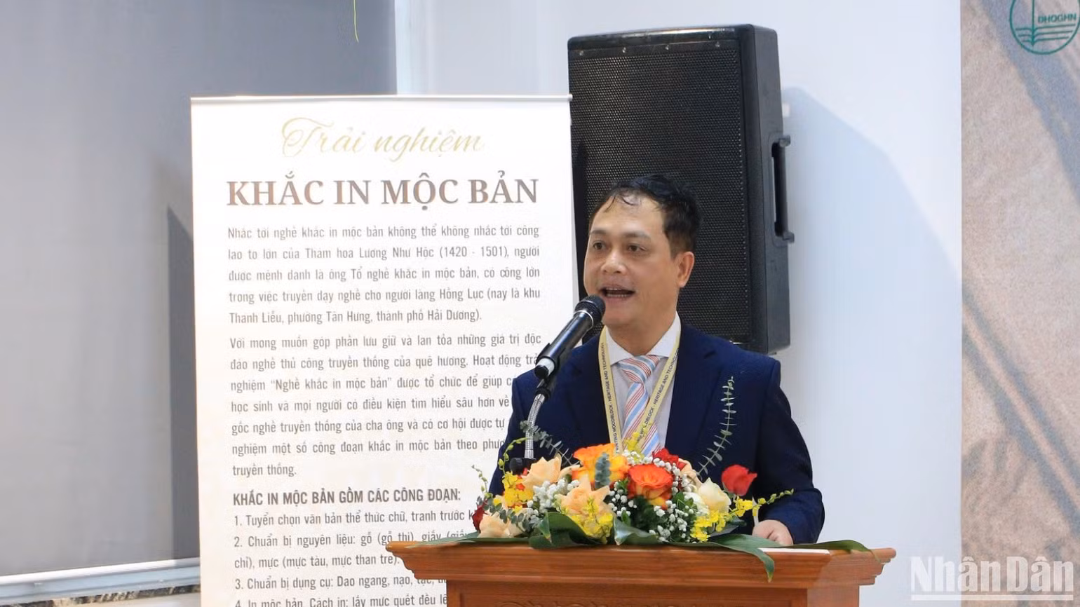 Phó Giáo sư, Tiến sĩ Nguyễn Văn Hiệu chia sẻ tại sự kiện.