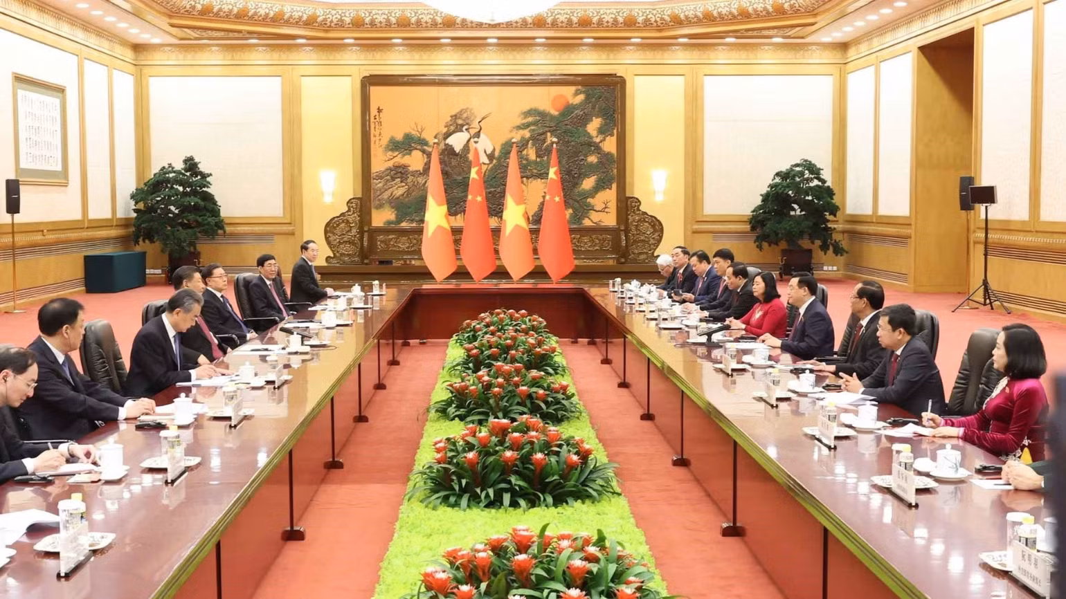 Quang cảnh buổi làm việc. Ảnh: TTXVN