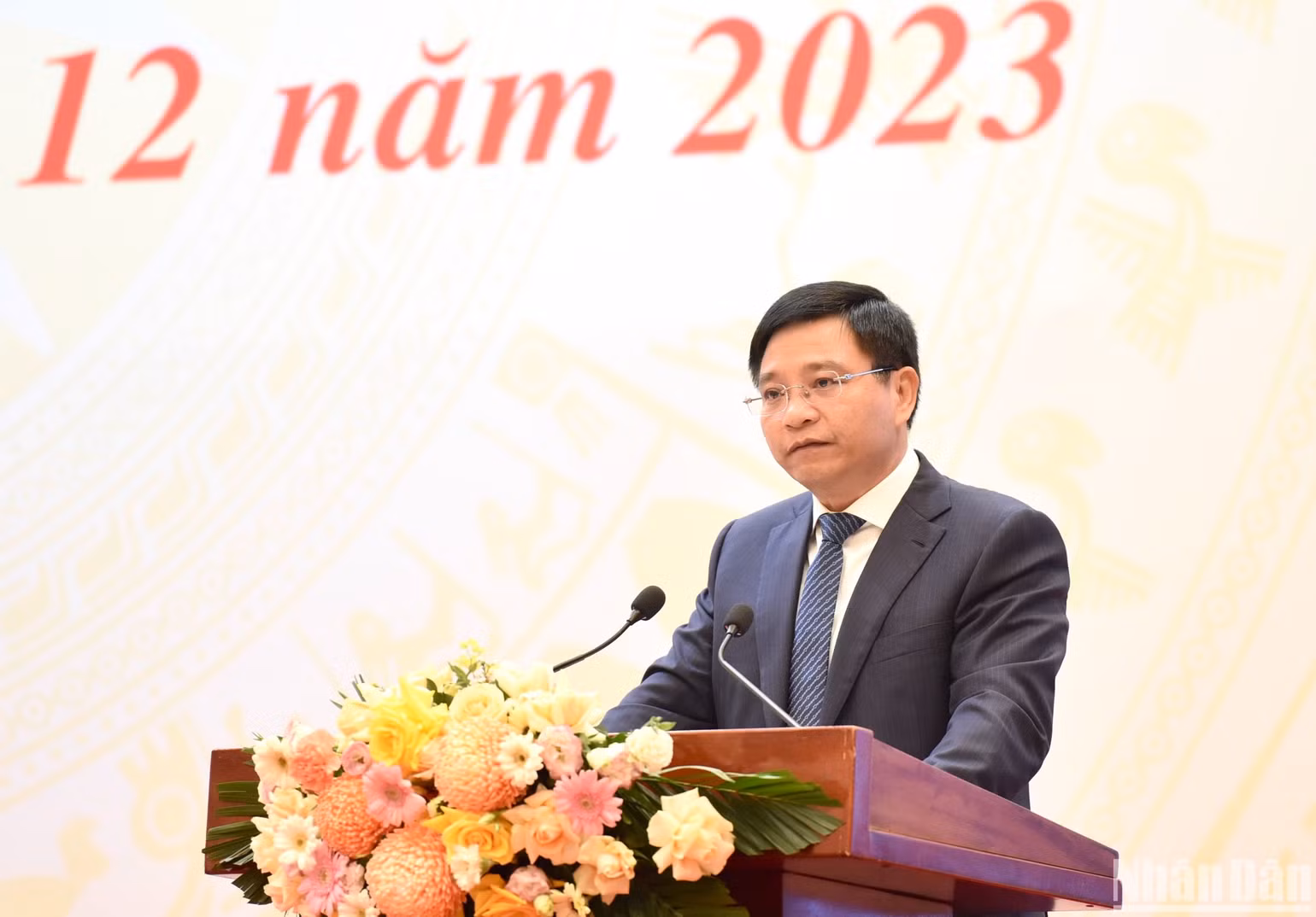 Bộ trưởng Giao thông vận tải Nguyễn Văn Thắng phát biểu tại sự kiện. Bộ trưởng Giao thông vận tải Nguyễn Văn Thắng phát biểu tại sự kiện.