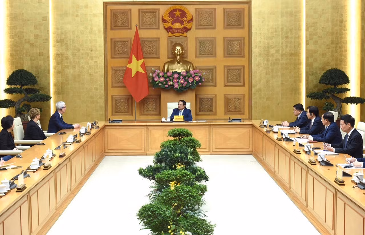 Quang cảnh buổi làm việc.