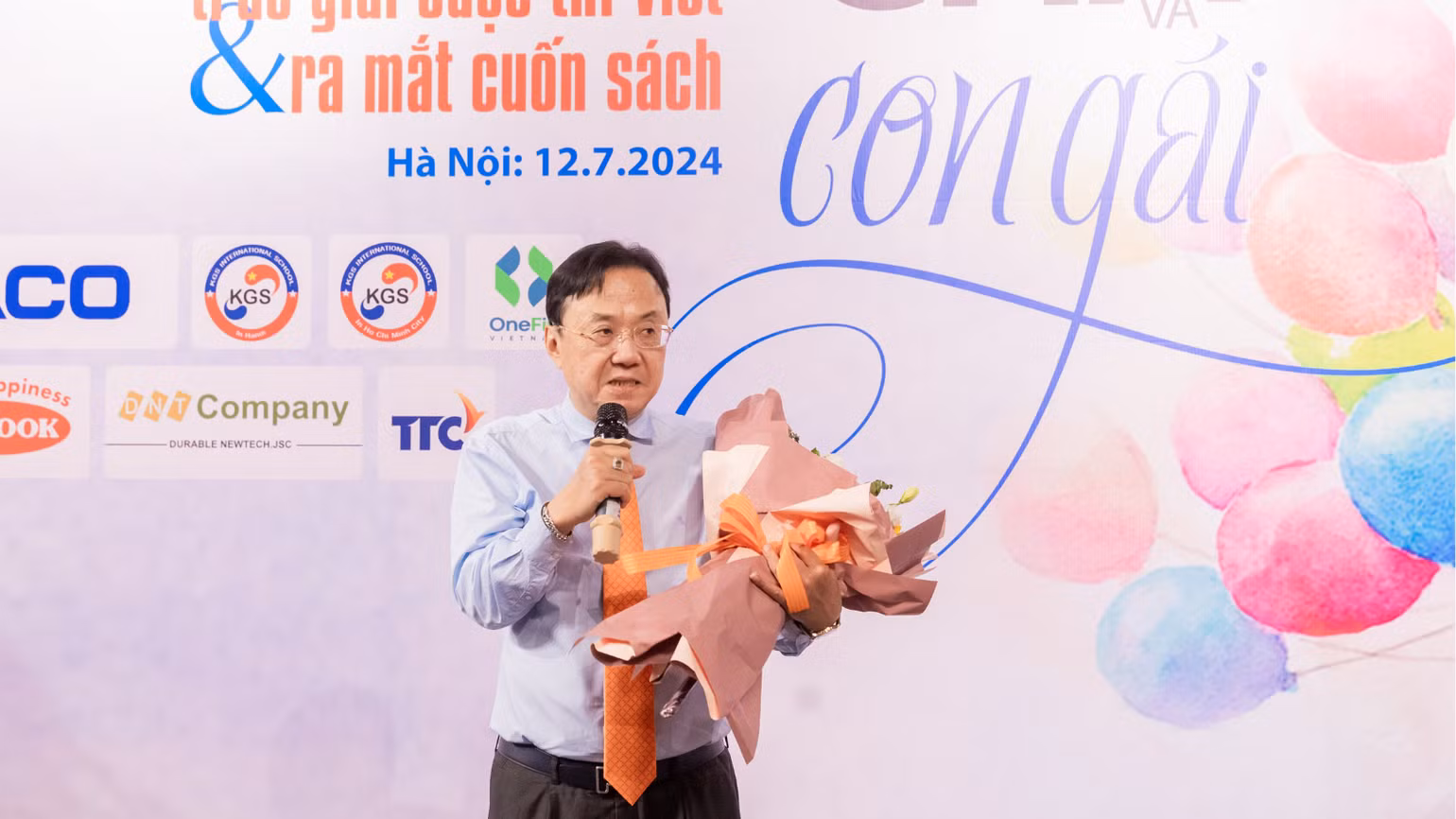 Trưởng Ban giám khảo cuộc thi Hồng Thanh Quang chia sẻ tại sự kiện.