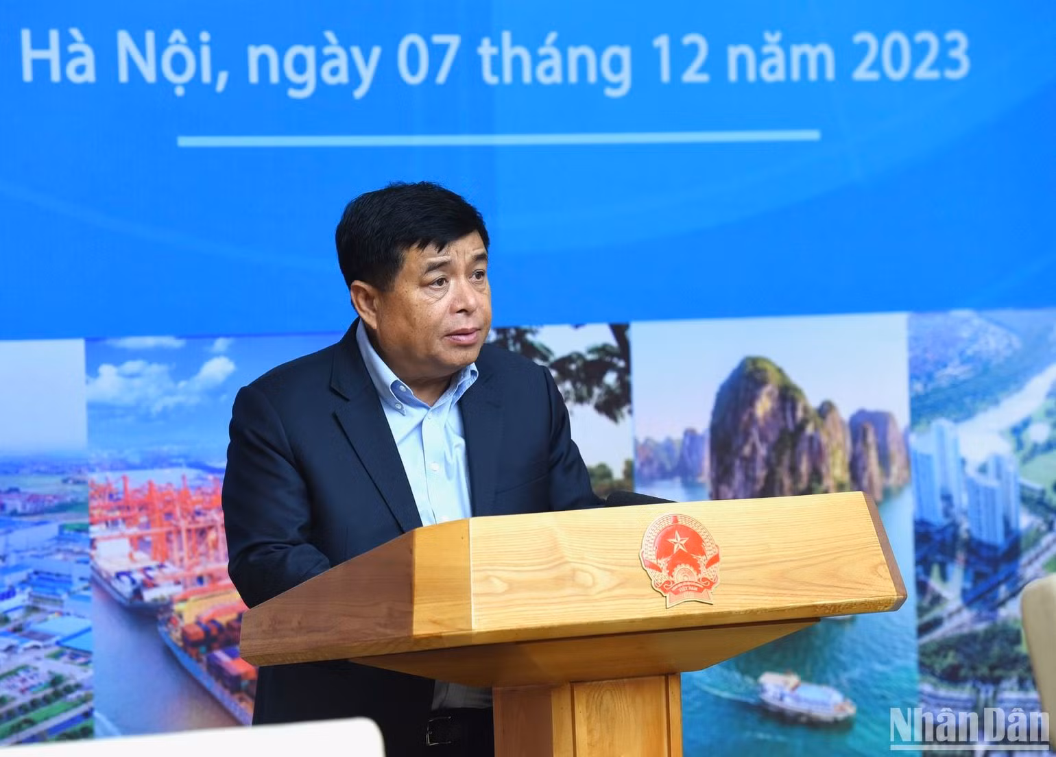 Bộ trưởng Kế hoạch và Đầu tư Nguyễn Chí Dũng phát biểu tại sự kiện. Bộ trưởng Kế hoạch và Đầu tư Nguyễn Chí Dũng phát biểu tại sự kiện.